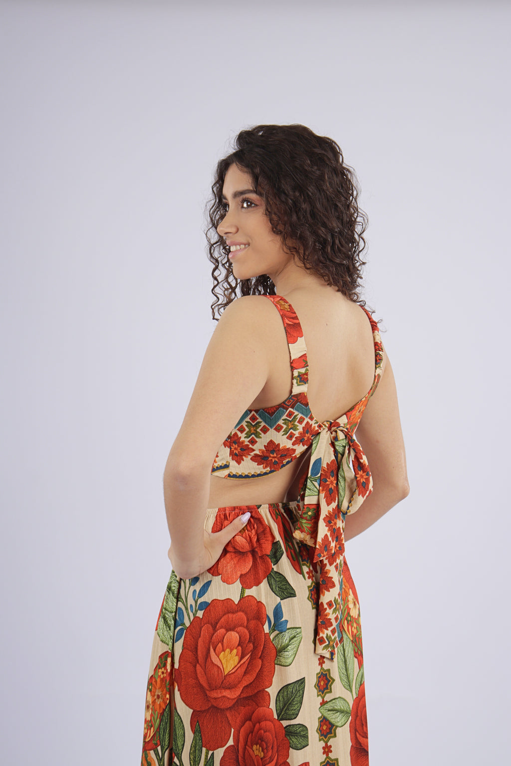 Vestido Rosas