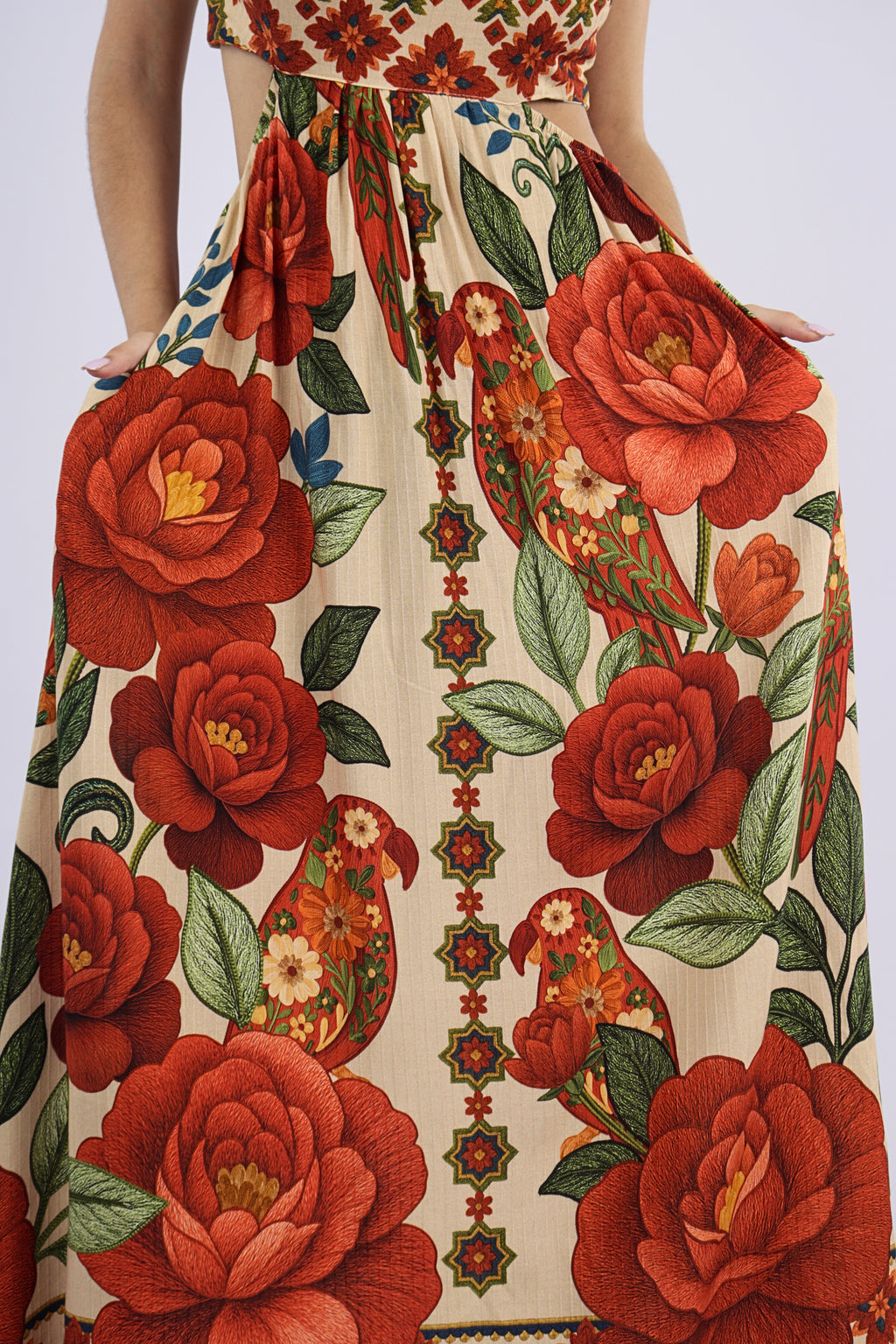 Vestido Rosas