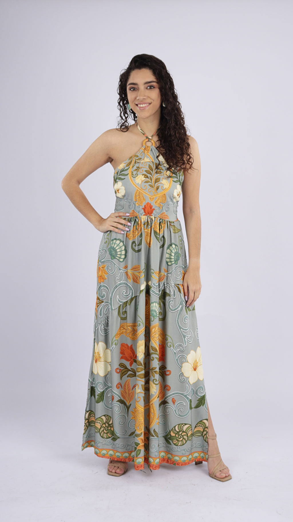 Vestido Praia do Forte Halter