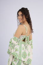 Kimono + Top Jardin Bordado