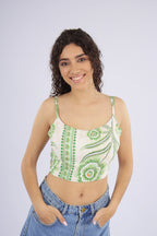 Kimono + Top Jardin Bordado