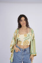 Kimono + Top Jardin Bordado