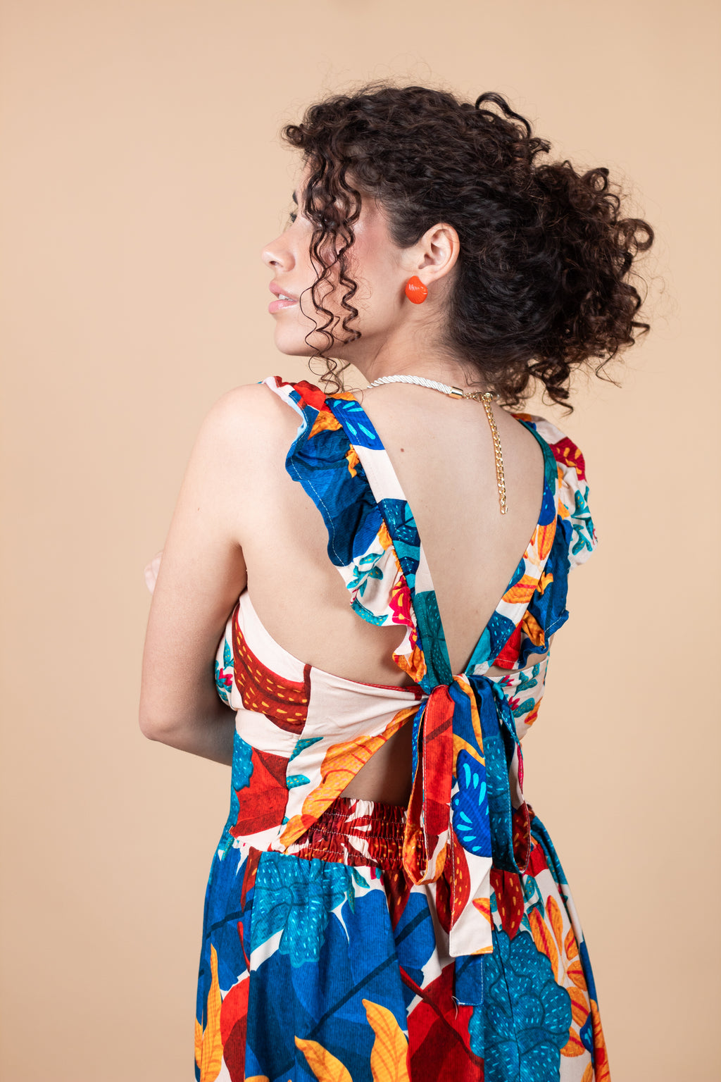 Vestido Hojas Naturales